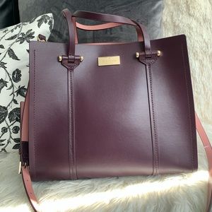 Kate Spade Plum/Pink Dual tone Handbag